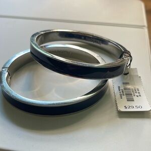 Set of 2 Talbots hinge enamel bracelets NWT